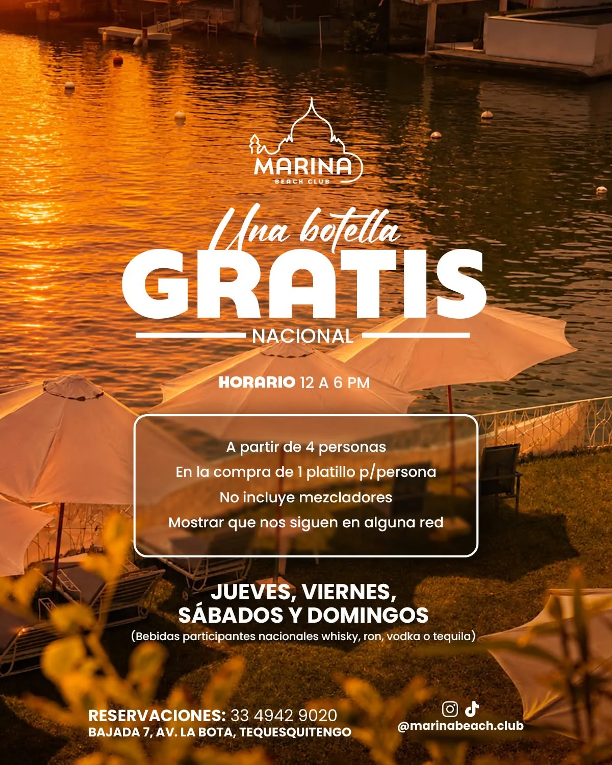 Promoción de Marina Beach Club